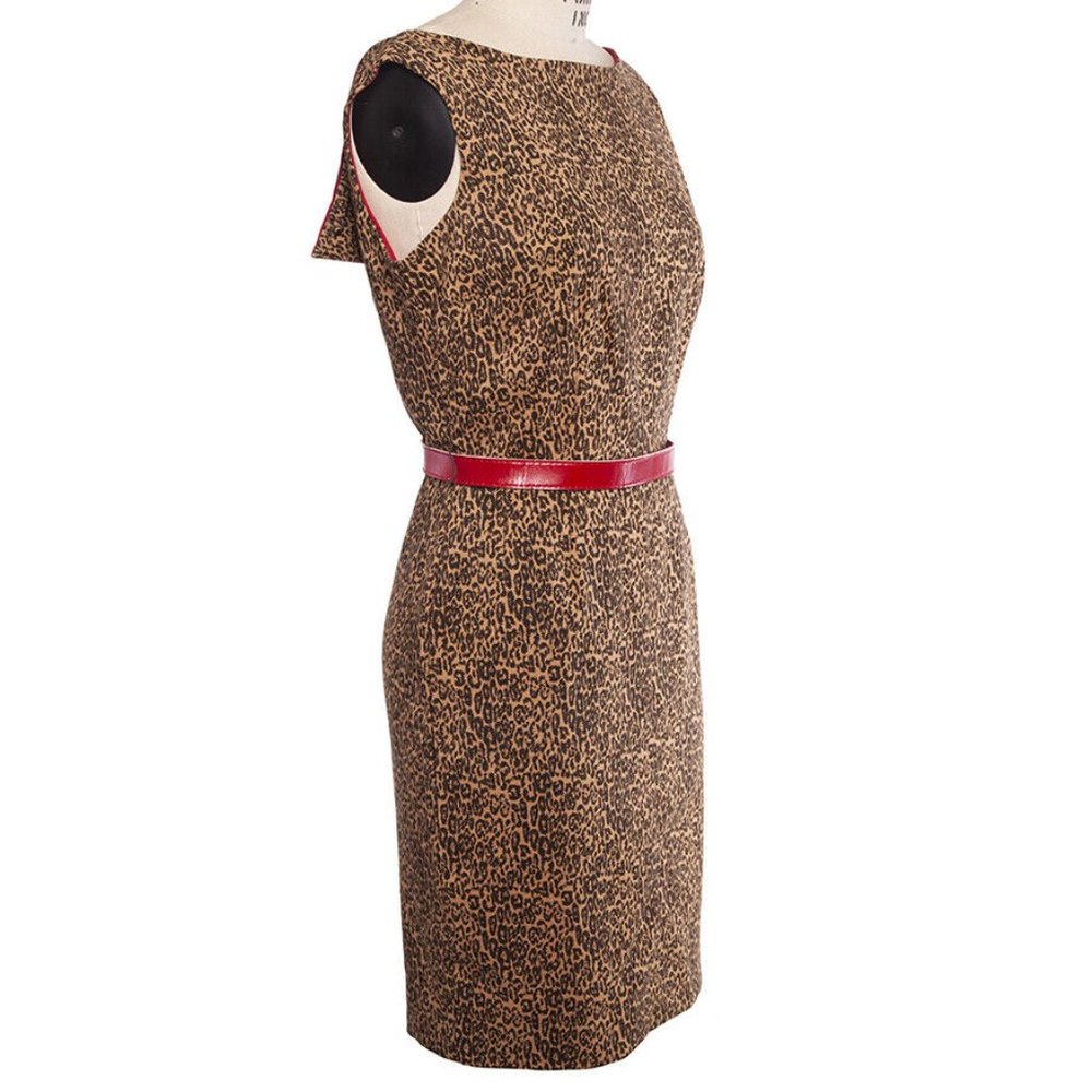 Leopard Print Wiggle Dress
